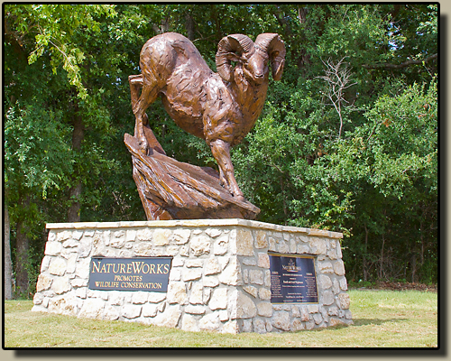 Natureworks Bighorn Sheep monument